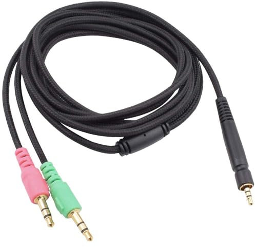 Zosvoses Replacement UNP PC GSP600 Headphones Audio Cable Extension Cord Compatible with Sennheiser G4ME ONE, Game Zero, PC 373D, GSP 350, GSP 500, GSP 600 Gaming Headsets (6.6ft)