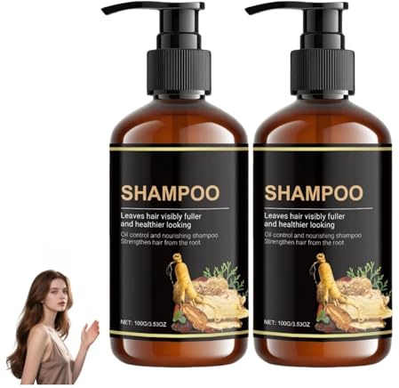 Anti Hair Fall Shampoo for Women, Herbal Essences Shampoo, Fragrance-Free Daily Care for All Hair Types, Reduces Breakage & Soothes Scalp, Deep Purifying Formula, Scalp Solution, 100g (2PCS)