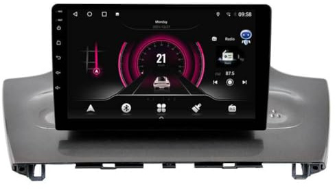 9 Car Stereo for Toyota IQ Scion IQ 2008-2016 Android 15 Wireless Carplay Navigation Radio Car Multimedia Video Player Touch Screen Bluetooth GPS WiFi Android Auto (4 Core 2+32GB)