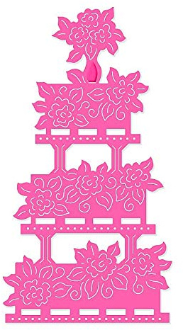 Sweet Dixie Wedding Cake Die, Grey