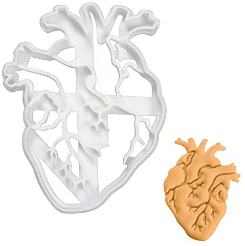 Anatomisches Herz Ausstechform, 1 Teil, Bakerlogy