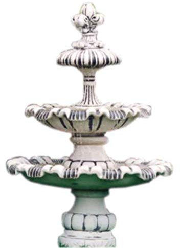Steinbrunnen Springbrunnen Brunnen Kaskadenbrunnen Zierbrunnen Beckenbrunnen Wasserspiel Gartenbrunnen Höhe: 175cm