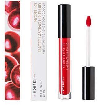 KORRES MORELLO Matte Lasting Lip Fluid - Nr. 53 Red Velvet, 3.4 ml