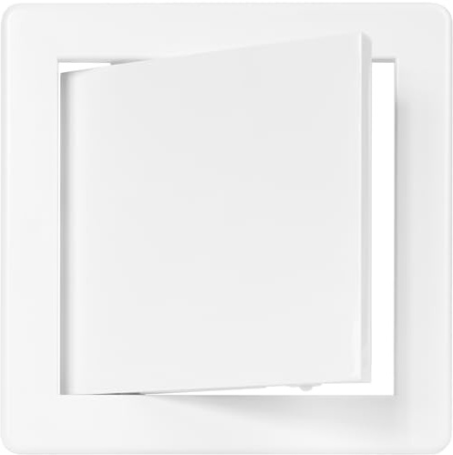 Vent Systems 150 x 150 mm Zugangsklappe aus ABS-Kunststoff für Trockenbau Wand und Decke Elektro- und Sanitär-Service-Türabdeckung - Rahmengröße 168 x 168 mm - Revisionsklappe Abdeckung Revisionstür