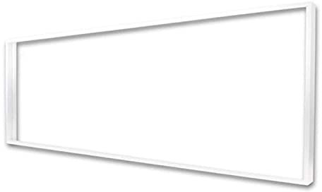 Aufbaurahmen verkehrsweiß für Isoled LED Panels 1200x300