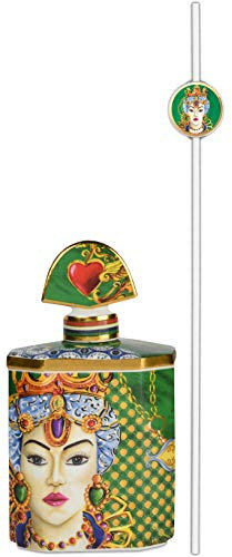 Baci Milano - Bottiglia PORTAFRAGRANZE in Porcellana 325ml - JMIDI.SIC - 9,4 x 5,2; H 17cm