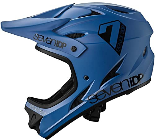 7 iDP M1 Full Face Cycling Helmet - Blue 61-62cm,7714-33-545