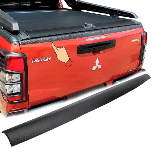 JHCHAN Heckklappen Ladekantenschutz Abdeckung für Mitsubishi L200 Triton 2019 2020 2021 2022 2023 Pickup Doppelkabine Superkabine Extrakabine Königskabine