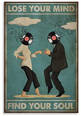 Vintage-Poster Loss Your Mind auf Leinwand, Kunstposter und Wandkunst, Bilderdruck, modernes Familienschlafzimmerdekor, Poster, 40 x 60 cm