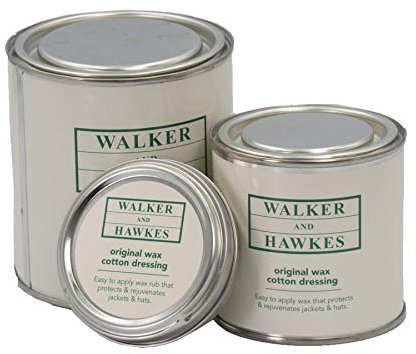 WALKER AND HAWKES - Original Wax Cotton Dressing Reproof protection for Clothing/Jackets - 35g