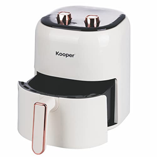 Friggitrice ad aria 1400W, colore bianco, Kooper