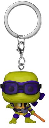 Funko Pop! Keychain: Teenage Mutant Ninja Turtles (TMNT) Donatello - Neuartiger Schlüsselanhänger - Vinyl-Minifigur Zum Sammeln - Strumpffüller - Geschenkidee - Offizielle Handelswaren