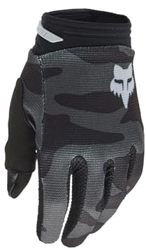 FOX JUNIOR 180 BNKR BLACK CAMO YS GLOVES