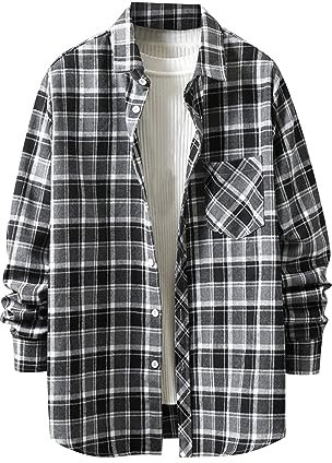 Generisch Oktoberfest Accessoires, Trachtenhemd Herren Langarm Hemd Tracht Lederhose Stulpen Weiß Slim Schwarz Tshirt Hemden Fit Trachten Karriert Baumwolle Weißes Stehkragen (L, Schwarz)