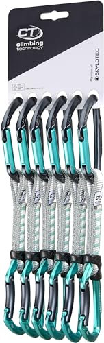 Climbing Technology Unisex-Adult Lime Set NY 12 cm Quickdraw, Antrax/LightGreen, One Size