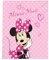 Wild South Shop Disney Minnie Mouse Flanell Flauschdecke, Kuscheldecke 130 x 160 cm