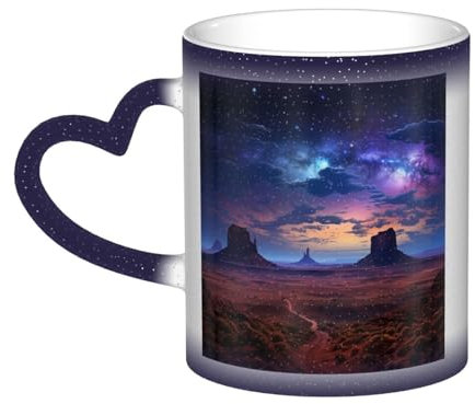 Mug magique personnalisé avec impression Nebula Monument Valley 325 ml