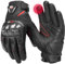 KEMIMOTO Motorrad Handschuhe Herren, Vollfinger Ziegenleder mit rutschfesten Pads, Touchscreen Motorradhandschuhe Leder, Winter Schutzhandschuhe für Motocross, Roller, Moped, Quad, Paitball, ATV