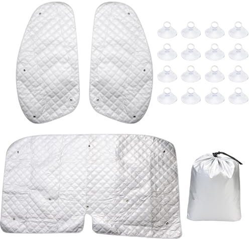 AUROLYNNE Faltbare Sonnenblende, Schutz für Auto, für Tra- 2001-2006 2007 2008 2009 2010 2011 2012 2013 2014 V-iv- 2001-2014, 3-teilig, Thermisch