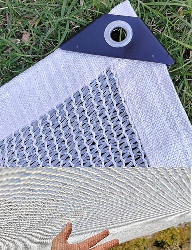 SGSKEIEY Voile d’ombrage Rectangulaire, Filet d'ombrage 50% pour Serre avec œillets, pour Jardin, Pergola, Terrasse, Serre, Poulailler, Extérieur Voile Ombrage Coupe (1.5x2.5m,Shading 50%)