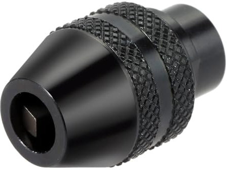 Portabrocas de Cierre Rápido de 0,8 a 3,2 mm Cabezal Mini Taladro Compatible con Dremel Adaptador