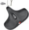 bullocc Fahrradsattel Schmerzfrei Extra breit WD Comfort Plus Übergroßer Bequemer Fahrradsattel - Extra Breit, Weich Polster, Atmungsaktiv, Ergonomisch