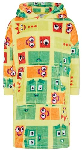 Numberblocks Unisex Oversized Wearable Blanket Hoodie - 7-8 Years 128cm Multicolor