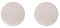 2er-Set Tragbar Rund Sitzkissen 30x30x2cm, Memory-Schaum mit Riemen rutschfest Gemütlich Abnehmbar Waschbar Perlbaumwolle Stuhlkissen für Wohnzimmer, Küche, Konferenzraum, Garten, 2er Set Beige