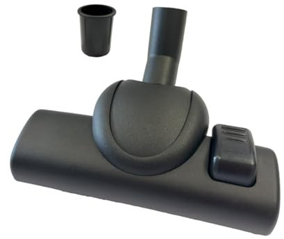 GDA GENERAL D'ASPIRAZIONE Spazzola Aspirapolvere Universale con ruote, cm 26, strip con setole azionamento a pedale, fondo in PP, velluti raccoglifilo. No parquet innesto D.35 e adattatore D.32 35007