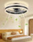 Sararoom 49cm Ventilateur de Plafond avec Lumiere et Télécommande, 70W Ventilateur de Plafond LED Dimmable, 6 Vitesses de Vent, 3 Couleurs de Lumière, Modernité Ventilateur Plafond Silencieux