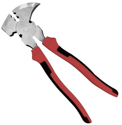 Zauntschneider - Zangenwerkzeuge aus Stacheldraht | Schwerlast-Basisfutter-Puller mit Hammerkopf, einfacher Nagelzieher für den Bau u