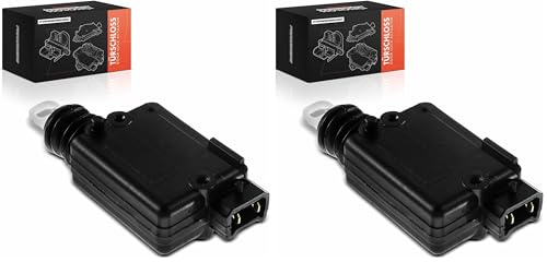 Frankberg Serrure de Porte Servomoteur Arrière Avant 2-Pôles Compatible avec 19 I II B/C53 D53 853 L53 1988-1993 Clio I II B/C57 5/357 BB CB SB0/1/2 1990-2016 Remplacer# 7701039565 (Lot de 2)