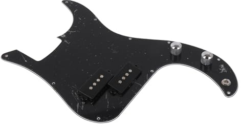 ETFBUY P-Bass-Pickguard PB Schlagbrett, 1-lagig, 13 Löcher, schwarz, PB-Kratzplatte, Bass-Pickguard für Precision P Bass