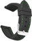 OLLREAR Unisex Caoutchouc Bracelet Montre 8 couleurs 5 tailles 22mm Vert Noir