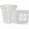 Pot carré Blanc 26 x 20 x 20 de 7 litres.