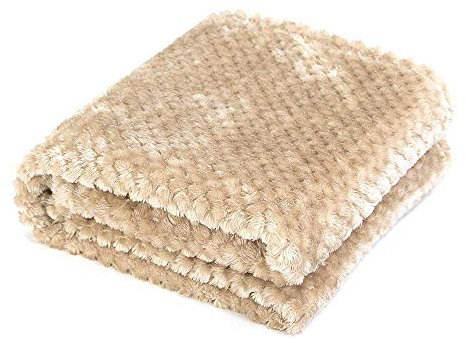 AcserGery Flauschige Hundedecke 100x120cm Super Softe Warme und Weiche Decke für Haustier Hundedecke Katzendecke (Khaki)