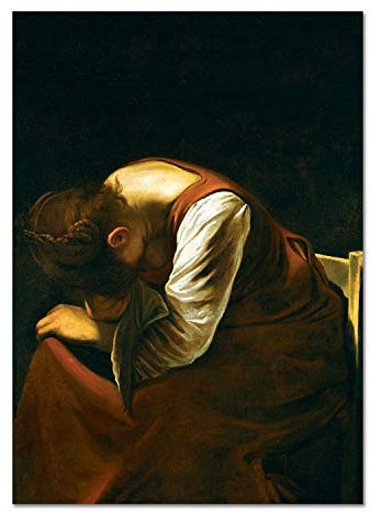 Giallobus - Gemälde - Caravaggio - Tod der Jungfrau (Detail) - Acrylglas - 50x70 - Bereit zum Aufhängen - Moderne Gemälde für zu Hause