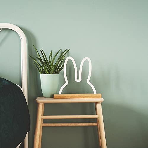 Atelier Pierre - Wanddeko - Miffy - Metalll - weiß - small - 25,3 x 23,7 cm