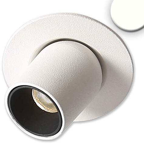 LED Einbauleuchte Pipe MiniAMP, 3W, 24V DC, neutralweiß, drehbar und schwenkbar, dimmbar, Weiß