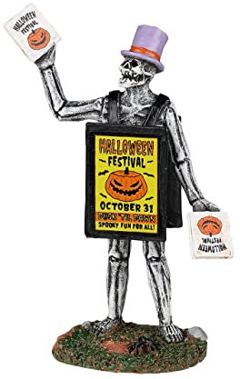 Lemax - Sandwich Board Skeleton