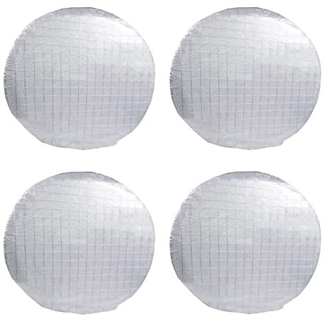 ETOPARS 4 Stück Reifenabdeckungen 30 Zoll bis 32 Zoll Auto Reifenabdeckung Wasserdichter Reifenabdeckung Radschutzhülle Aluminiumfolie Reserveradabdeckung LKW Silber