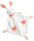 Sauthon Doudou bébé Mouchoir | Peluche bébé | Collection Esmée | Doudou Naissance | Cadeau Naissance
