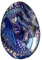 BlinBlin Lava Dragon Egg, Crystal Resin Statue, Handmade Sculpture Ornaments Souvenir, Figurines Gifts for Birthday, Christmas, Thanksgiving (Purple)