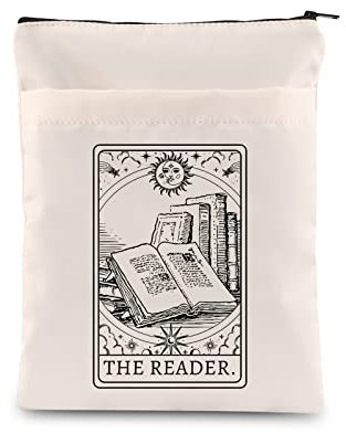 FOTAP The Reader Tarocco Card Bag Book Lovers Regali Tarocchi Book Book Sleeve Reader Book Covers per libri Copertina morbida Libri Bookish Book Pouch (The Reader)