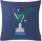 TOM TAILOR Zierkissenh??lle ohne F??llung Vase blau Gr???e 45x45cm