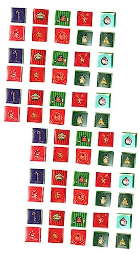 MAGICLULU 100 Stk Weihnachtsfestkarte Diy Weihnachtskarte Weihnachtskarten Für Kinder Weihnachtsgeschenkkarten Handgemachte Weihnachtskarten Weihnachtskarte Zum Ausdrucken Mini Grußkarte