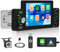 Hikity 1 Din Autoradio Wired Carplay Android Auto Radio 5 Pollici Touchscreen Bluetooth con Telecamera per Retromarcia Supporto EQ BT FM SWC USB Mirrorlink