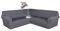 CLGTY Wasserdicht Sofabezug Ecksofa, 3 Stücke Bezug Für Ecksofas L-Form Sofa Bezug Eckcouch Antirutsch Sofahusse Für Wohnzimmer-grau-5 Sitzer