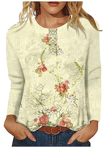 Y2K Clothes Sweatshirt Woman Elegant Dicke Bedrucken Top Warn Rundhals Soft Langen Ärmel Sweatshirt Damen Übergröße Herbst Worker Leuchtendes Grün