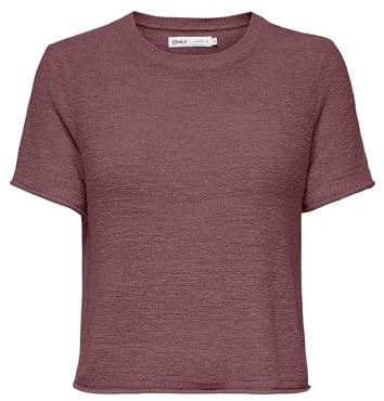 ONLY Damen Onlsunny S/S Pullover KNT Noos, Rose Brown, S
